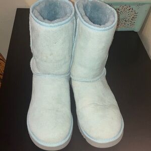 Ugg Boots in Light Blue, Suede, Women’s Size 11